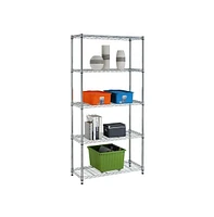 Slickblue Heavy Duty 5-Shelf Metal Storage Rack Shelving Unit