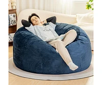 Giant Memory Foam Bean Bag Chair, Comfortable Furniture for Living Room, Bedroom-The Pop Home
