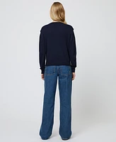 French Connection Women's Tie-Shoulder Crewneck Sweater