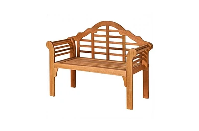 Slickblue FarmHome Folding 2 Seater Garden Eucalyptus Bench