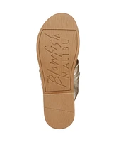 Blowfish Malibu Women's Adios Round Open Toe Slide Flat Sandals