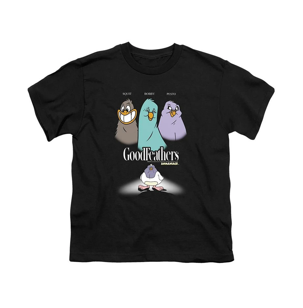 Animaniacs Boys Goodfeathers Short Sleeve Tee / T-Shirt