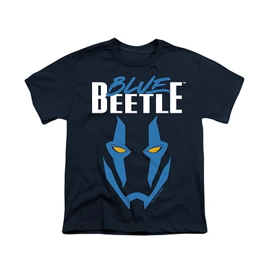 Blue Beetle Boys Mask Short Sleeve Tee / T-Shirt