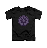 Green Lantern Toddler Girls Baby-Girls Sapphire Symbol Short Sleeve Tee / T-Shirt