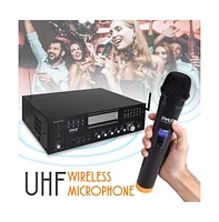 Pyle Karaoke Home Wireless Microphone Amplifier