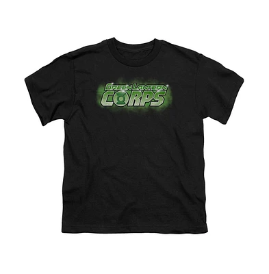 Green Lantern Boys Gl Corps Title Short Sleeve Juvenile Tee / T-Shirt