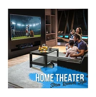 Pyle 6-Channel Bluetooth Home Theater Amplifier