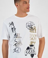 Guess Men's Authentic Stamps Regular-Fit Graphic T-Shirt