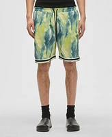 Mode of One Men's Aura Regular-Fit Printed 7" Mesh Shorts, Exclusively at Macy's