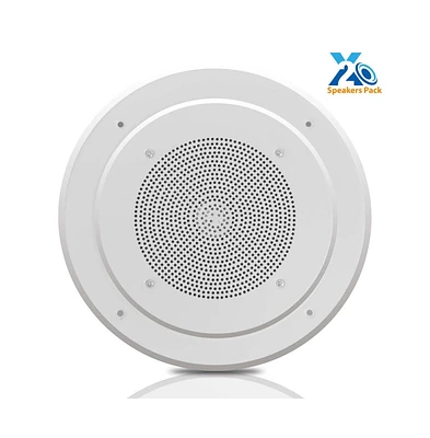 Pyle 8" In-Wall / Ceiling Commercial Pa Speaker with 100V Transformer Tap, 200W Max Power Output