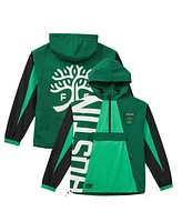 Live Breathe Futbol Men's and Women's Green Austin Fc Tekker Half-Zip Anorak Jacket