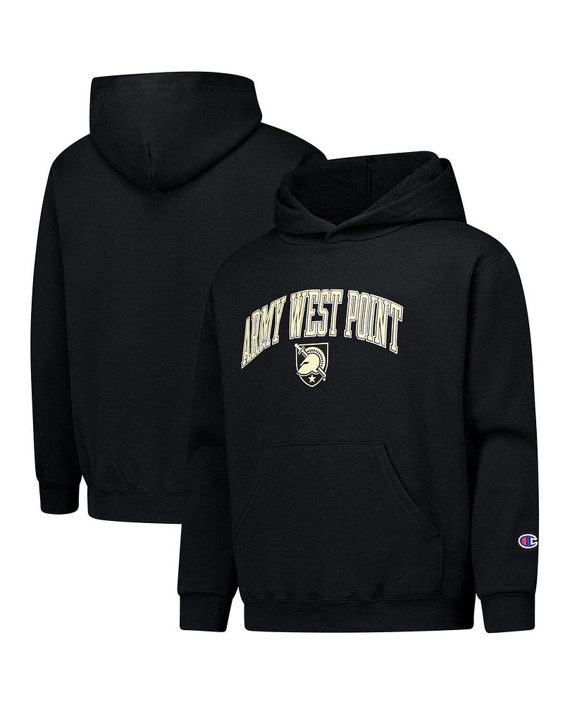 Champion Big Boys and Girls Black Army Black Knights Campus Pullover Hoodie