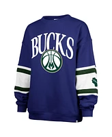 '47 Brand Women's Royal Milwaukee Bucks 2024/25 City Edition Steadfast Paneled Pullover Sweatshirt