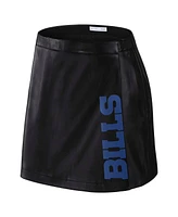 Wear by Erin Andrews x Gracie Hunt Women's Black Buffalo Bills Wrap Skirt