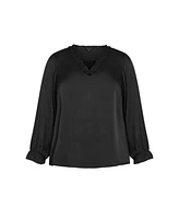 City Chic Plus Maia Top