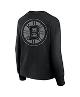 Fanatics Women's Black Boston Bruins Elements Flow Pullover Sweatshirt