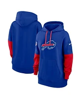 Nike Women's Royal Buffalo Bills 2024 Sideline Essential Fleece Pullover Hoodie