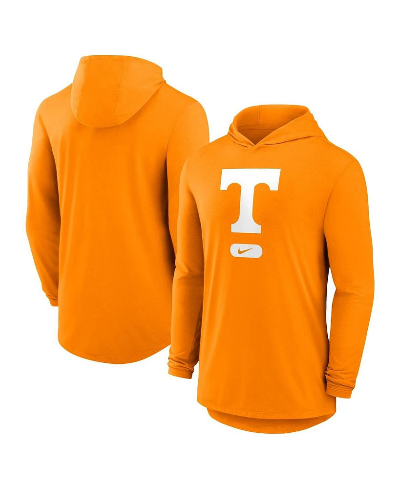 Nike Men's Tennessee Orange Volunteers Lightweight Performance Long Sleeve Hoodie T-Shirt