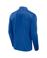 Fanatics Men's Royal Buffalo Bills Defender Long Sleeve Quarter-Zip Jacket