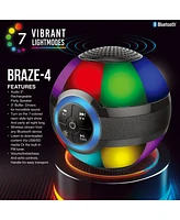 Toptech Braze-4 Bluetooth Speaker, 3" Woofer, Led Light Show