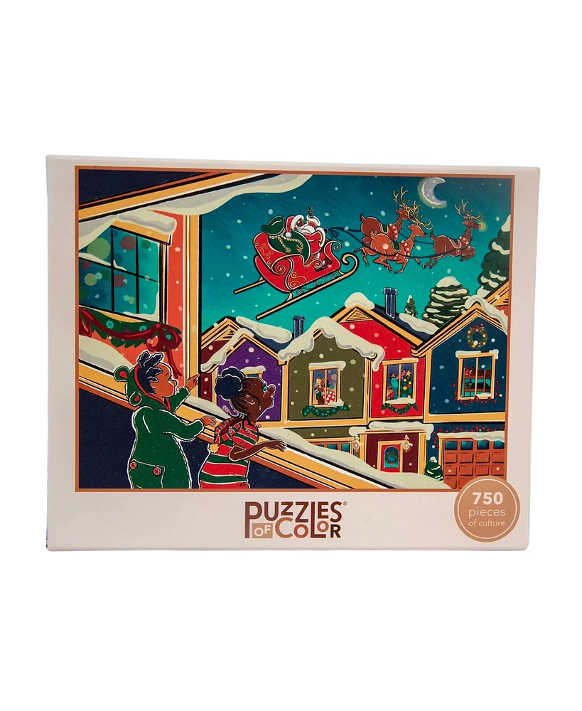 Puzzles of Color Twas the Night Before Christmas 750 Piece Puzzle