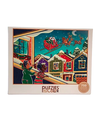 Puzzles of Color Twas the Night Before Christmas 750 Piece Puzzle