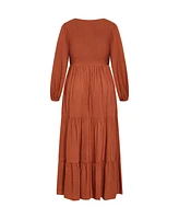 City Chic Plus Jayden Maxi Dress