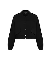 City Chic Plus Ivy Bomber Jacket