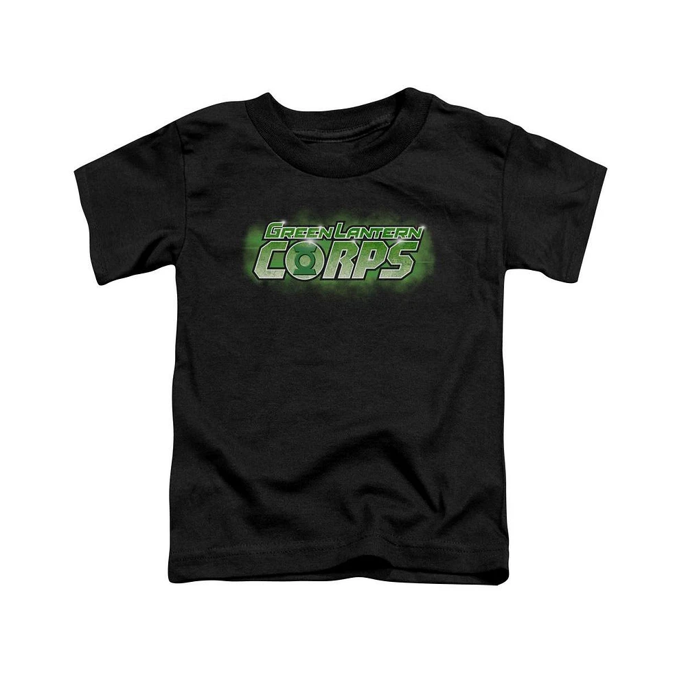 Green Lantern Toddler Girls Baby-Girls Gl Corps Title Short Sleeve Tee / T-Shirt