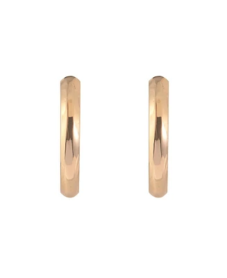 Rachel Rachel Roy Gold Tone Post Hoop Earrings