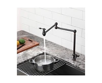 Casainc 1.8 Gpm Pot Filler Kitchen Faucet with 2 Handle