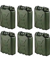 Scepter Bpa Durable 5 Gallon 20 Liter Portable Water Storage Container, (6 Pack)