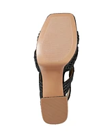 Marc Fisher Ltd Women's Caddy Square Toe Dress Sandals