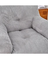 The Pop Home Bean Bag Chair with High-Density Memory Foam, Sofa for Bedroom, Living Room, Office-The