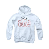 Sesame Street Boys Youth Elmo Letters Pull Over Hoodie