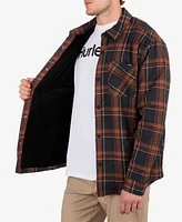 Hurley Men's Portland Sherpa Lined Flannel Shirt