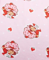 Strawberry Shortcake Little and Big Girls Short Sleeve Biker Shorts, 2-Piece Pajama Set