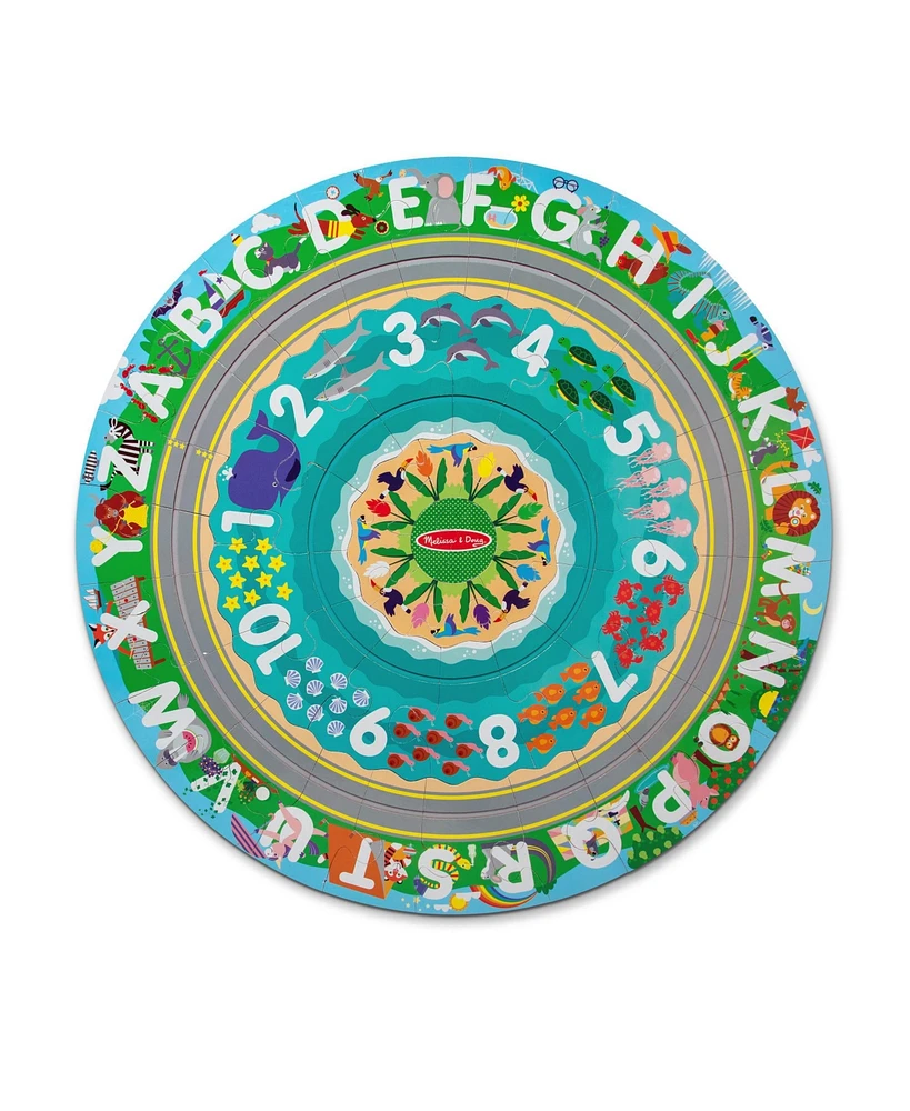 Melissa and Doug Round the Shore Floor Puzzle Play Set