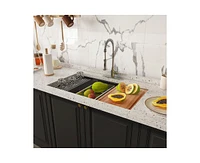 Casainc Undermount Kitchen Sink with Accessories