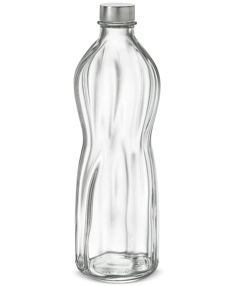 Bormioli Rocco Aqua Bottiglia 33.75-Oz. Glass Bottle, Set of 6