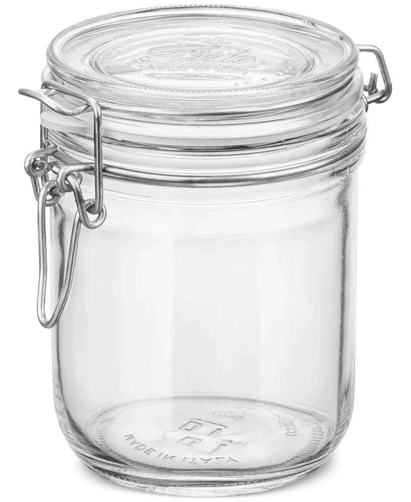 Bormioli Rocco Fido 17-Oz. Glass Cylinder Jars, Set of 6