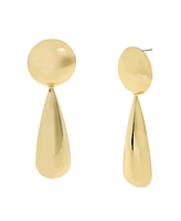 Steve Madden Round Puffy Teardrop Earrings