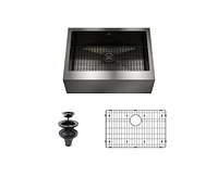 Casainc 30inch L Single Bowl Stainless Steel Farmhouse Kitchen Sink