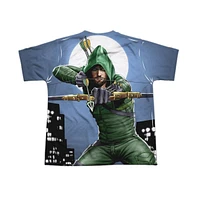 Arrow Boys Night Watch (Front/Back Print) Short Sleeve Poly Crew Tee / T-Shirt