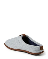 Dearfoams Men's Ashton Quilted Jersey Clog Slipper