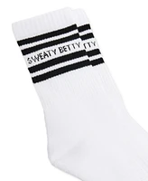 Sweaty Betty Women's Varsity Logo Crew Socks