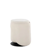 Lumisource 30" Metal Finch Swivel Chair