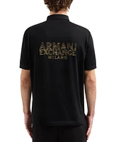 Armani Exchange Men's Stud Logo Polo Shirt