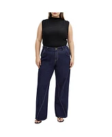 City Chic Plus Harley Kyla Wide Leg Jean