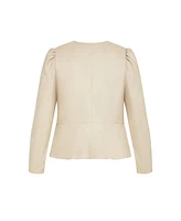 City Chic Plus Mysteria Jacket